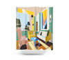 'Fiction' Shower Curtain