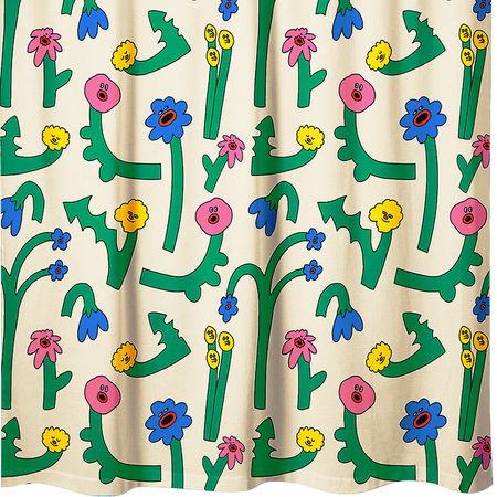Singing flowers Shower Curtain