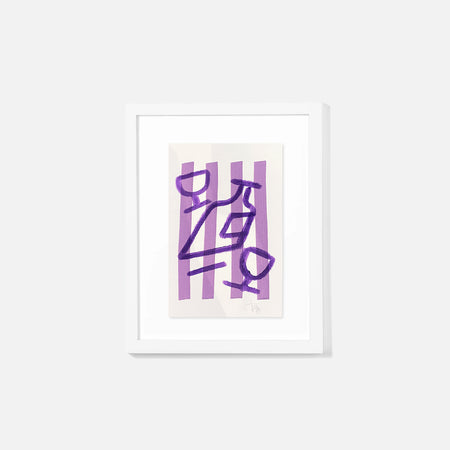 Original work 'Stripes no.3 - purple'