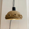 Lampe suspendue en pulpe de papier 'Swirl'