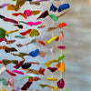 Wool shavings garland
