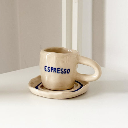 Tasse espresso avec soucoupe