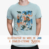 Unisex Art T-shirt Club by Charles-Etienne Brochu