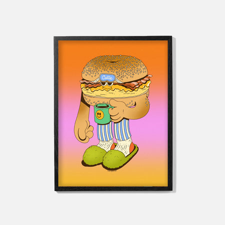 Affiche 'Wake N' Bagel'