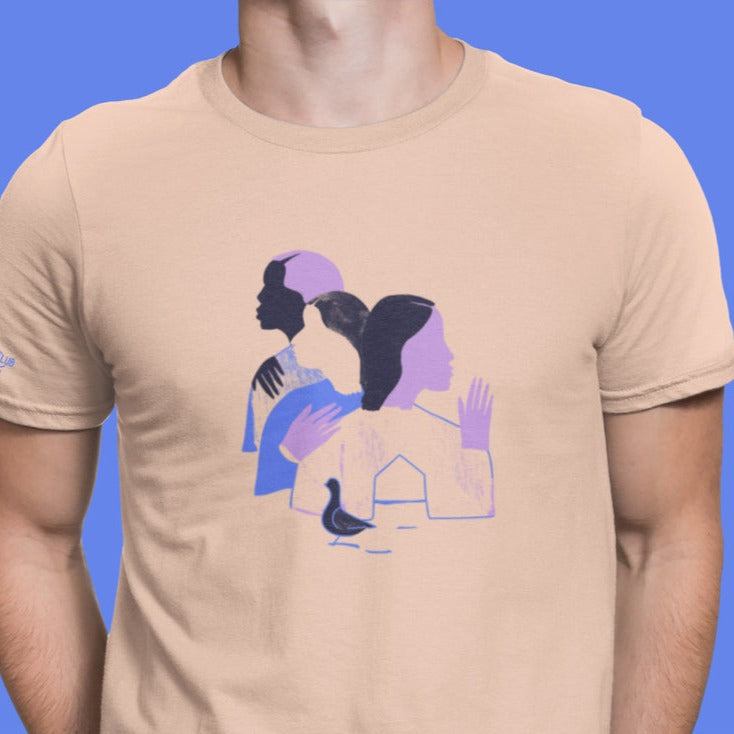 T-shirt unisexe Art T-shirt Club par Claudia Fortin