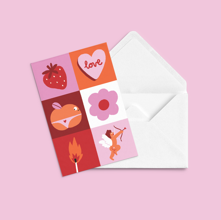 Carte de souhaits L'Amour