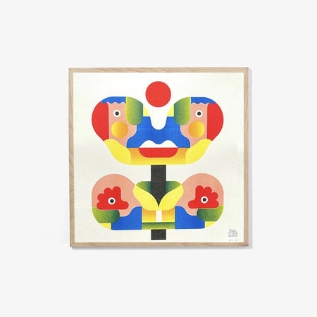 Risograph poster 'Naoshima'
