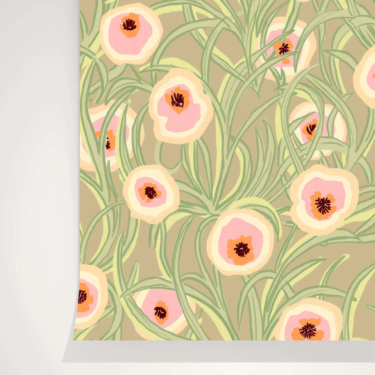 Clay Interlacing Wallpaper
