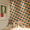 Quilt wallpaper