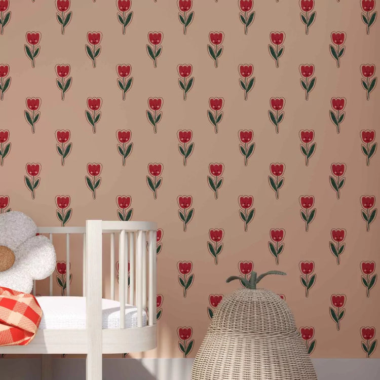 Wallpaper Happy tulip