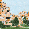 Affiche 'Habitat 67 panorama'