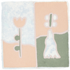 Oeuvre originale 'Papillons-fleurs A'