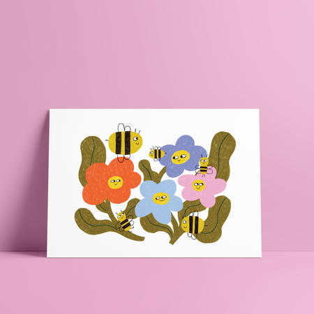 Affiche 'La pollinisation'