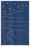Risograph poster 'Nocturnal walk'