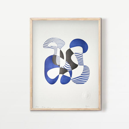 Letterpress poster 'Jean-Paul Gaultier'