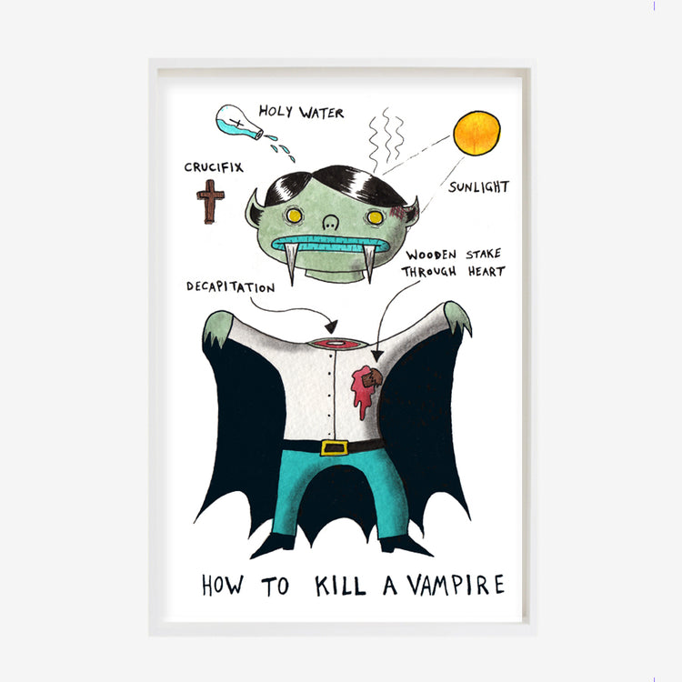 'How to kill a Vampire' poster