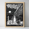 Screen printed poster 'The Bridge'