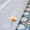 White and orange marbled handle (or hook)