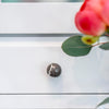 White and black marbled handle (or hook)