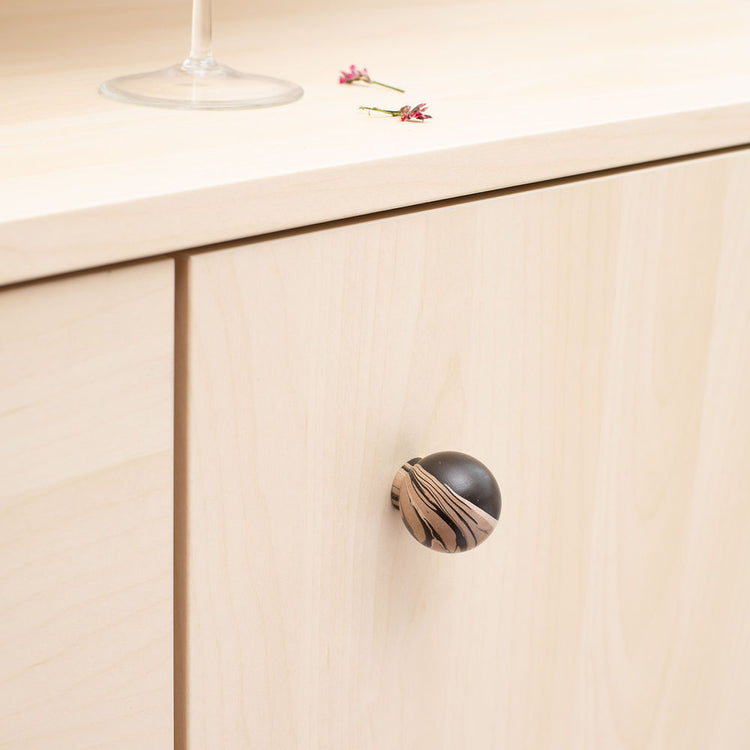 Espresso marbled handle (or hook)