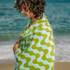 Algae bath towel