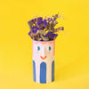 Vase en céramique 'Girl with Blue Stripes'