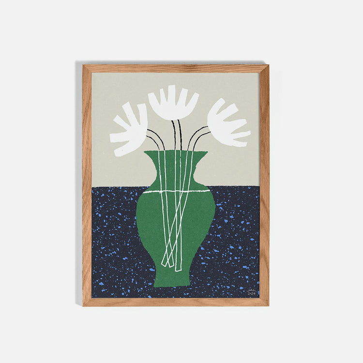 Affiche 'Green Vase'