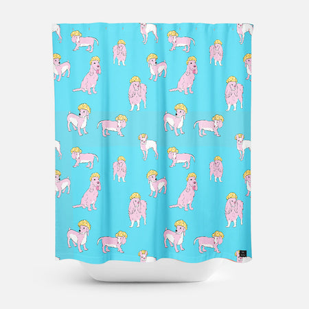 Shower curtain 'It's still very hard to bathe my dog'