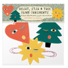 Set of 3 paper Christmas ornaments