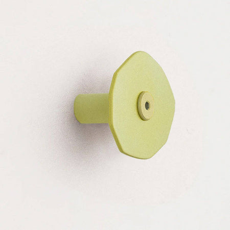 Pale yellow Corte wall hook