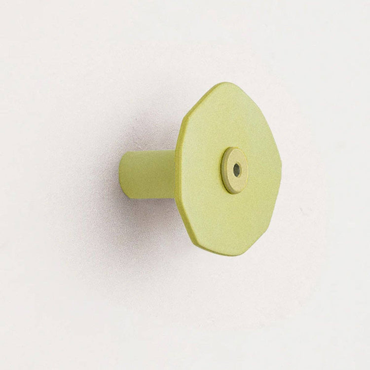 Pale yellow Corte wall hook