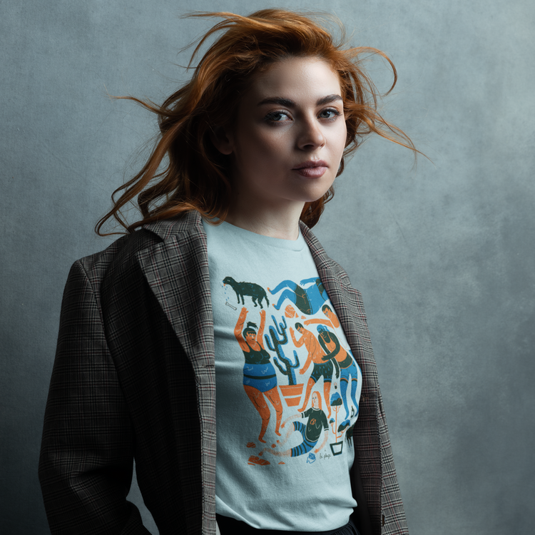 Unisex Art T-shirt Club by Charles-Etienne Brochu