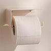Cream toilet paper holder