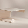 Cream toilet paper holder