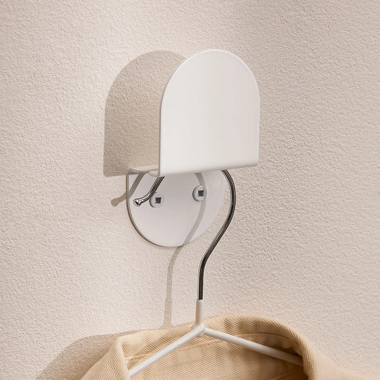 Crochet valet de chambre blanc