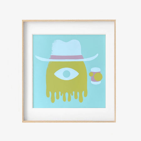 Screen printed poster 'Buddy'
