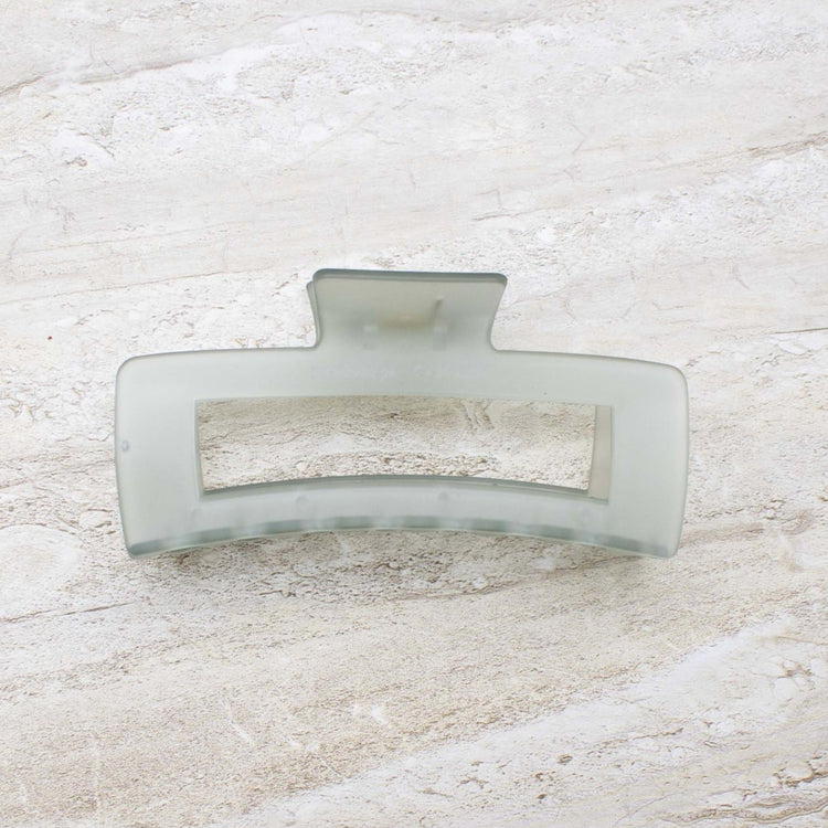 Grande pince à cheveux sauge