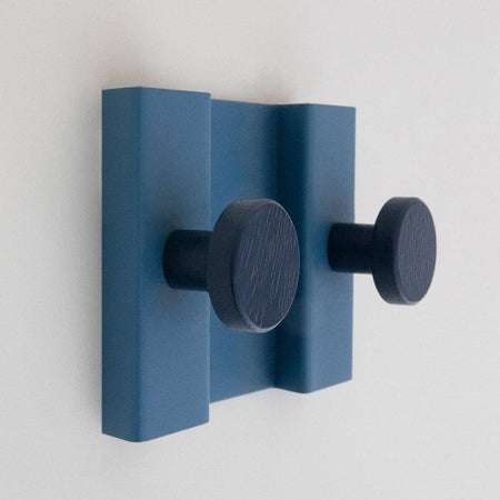 Canal 2 Blue and Navy Wall Hook
