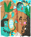 'Come on in, Georgeous' Shower Curtain