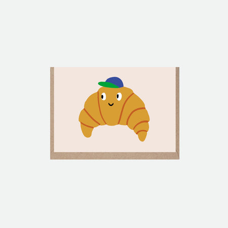 Mini Croissant greeting card