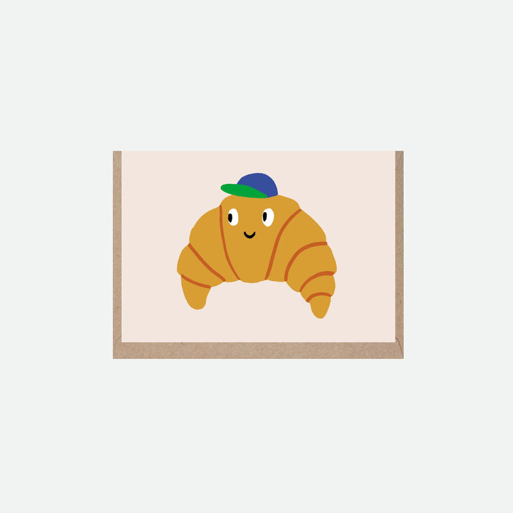 Mini Croissant greeting card