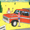 Risograph poster 'If you don't have a stove, use a pickup'