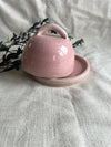 Beurrier rose en céramique