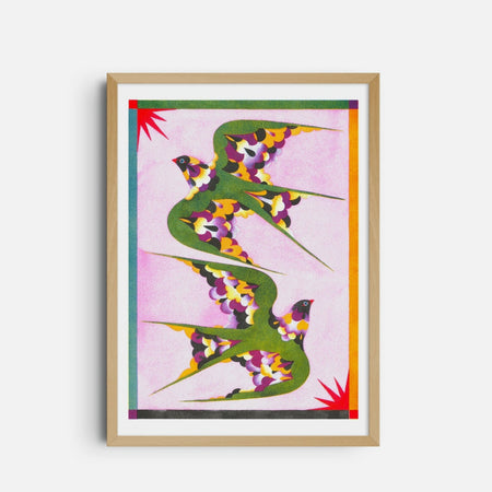 Risograph poster 'Sing'