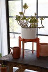 PALLA orange plant stand