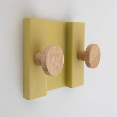 Canal 2 pale yellow wall hook
