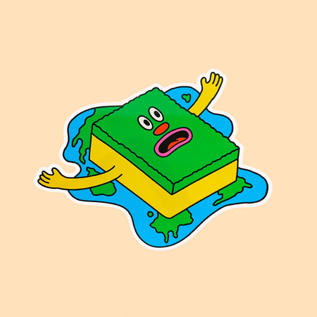 Emotional Sponge Club Sticker