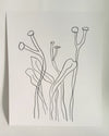 Dessin original 'Feuillage #3'