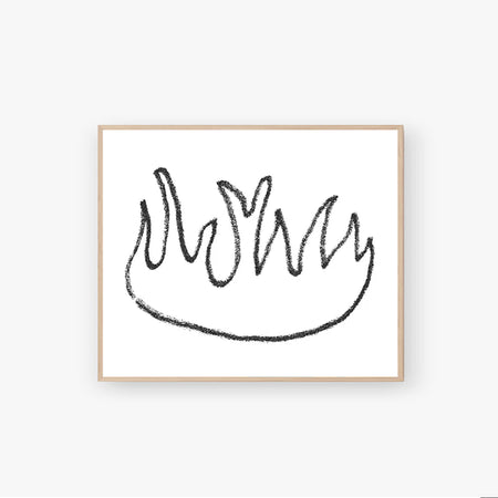 Risograph poster 'Fire'