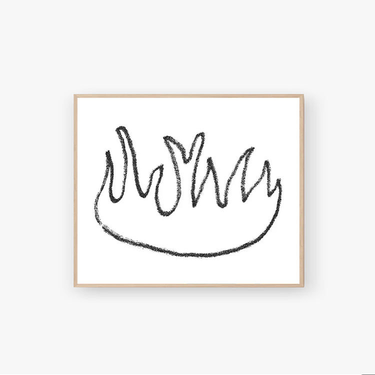 Risograph poster 'Fire'